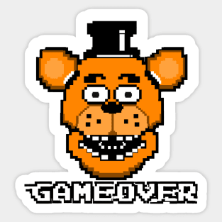 Five Nights At Freddy's  Game Over Sticker